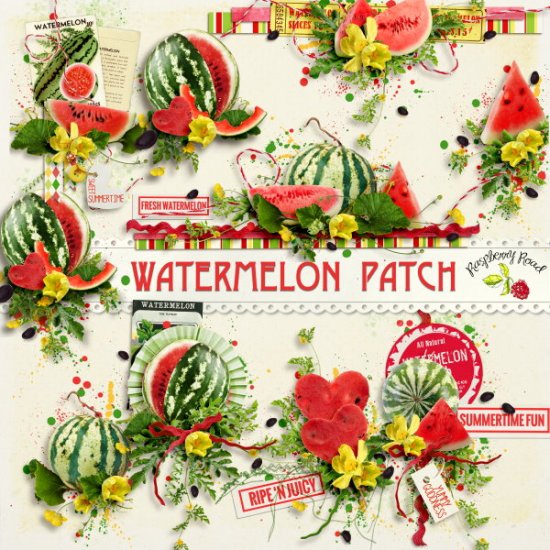 Watermelon Patch Side Clusters - Click Image to Close