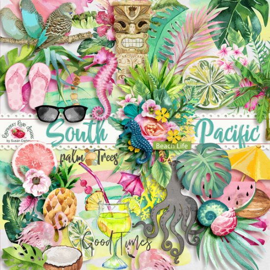 South Pacific Watercolors - Click Image to Close