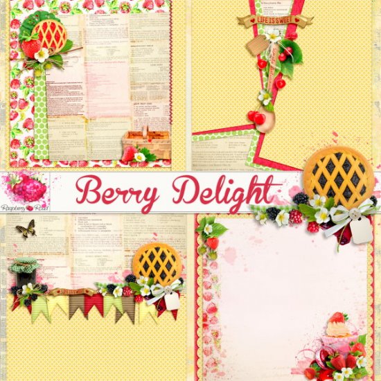Berry Delight Stacked Paper Set - Click Image to Close