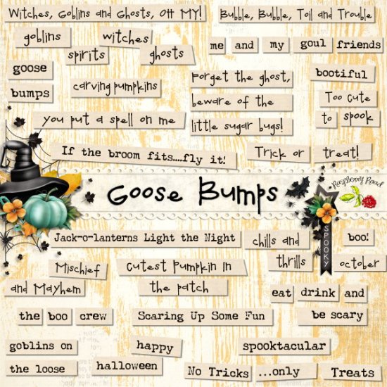 Goose Bumps WordArt - Click Image to Close