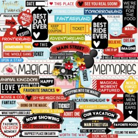 Magical Memories Labels