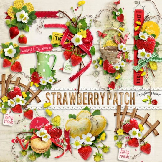 Strawberry Patch Side Clusters - Click Image to Close