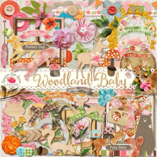 Woodland Baby Element Set 2 - Click Image to Close