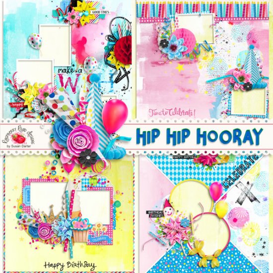 Hip Hip Hooray QP Set - Click Image to Close