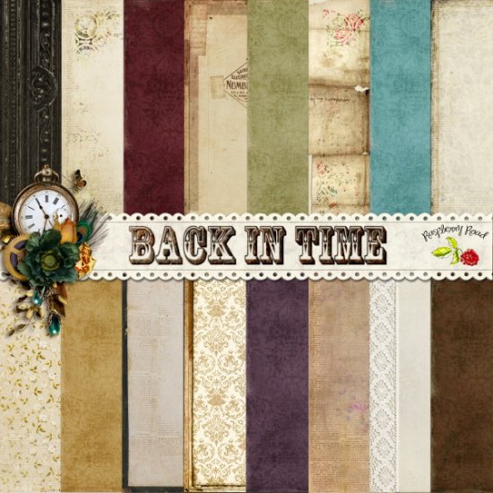 Back In Time Paper Set 2 - Click Image to Close