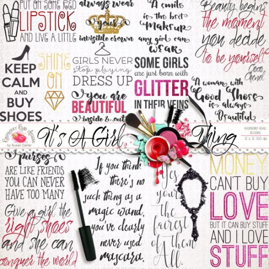 It's A Girl Thing Word Art - Click Image to Close