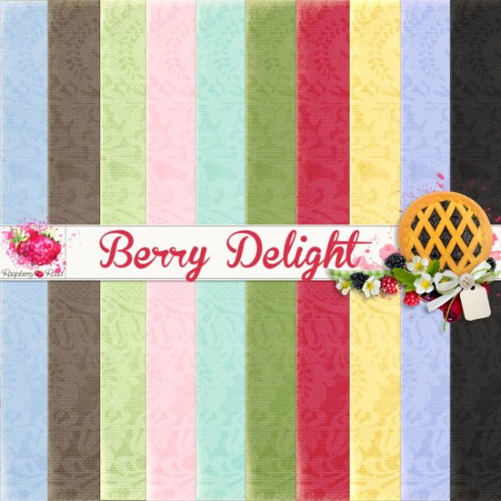 Berry Delight Solid Papers - Click Image to Close