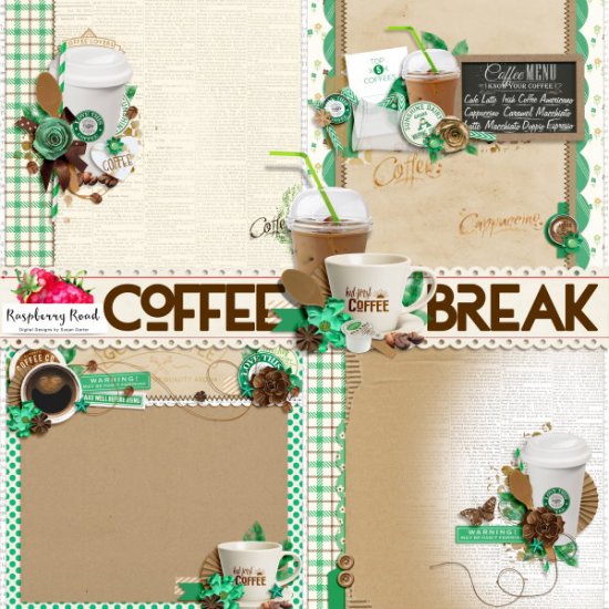 Coffee Break Stacked Papers - Click Image to Close