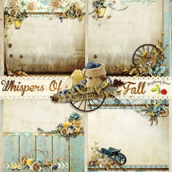 Whispers Of Fall Stacked Papers - Click Image to Close