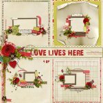 Love Lives Here QP Set