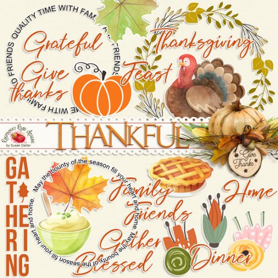 Thankful Stickers