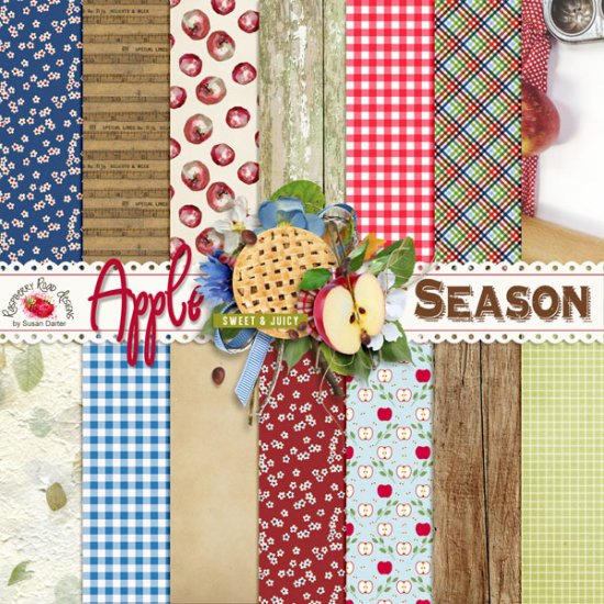 Apple Season Paper Set - Click Image to Close