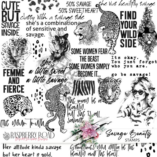 Savage Beauty Stamps - Click Image to Close