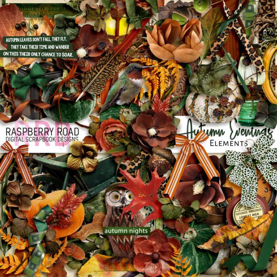 Autumn Evenings Element Set
