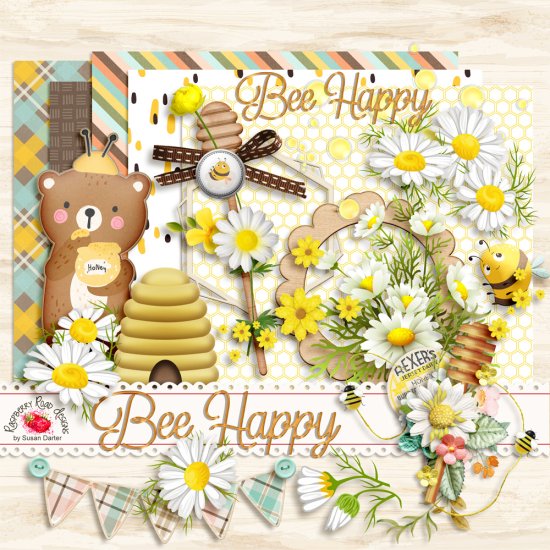 Bee Happy Freebie - Click Image to Close