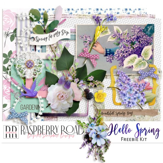 Hello Spring Freebie - Click Image to Close