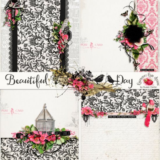 Beautiful Day Stacked Papers - Click Image to Close