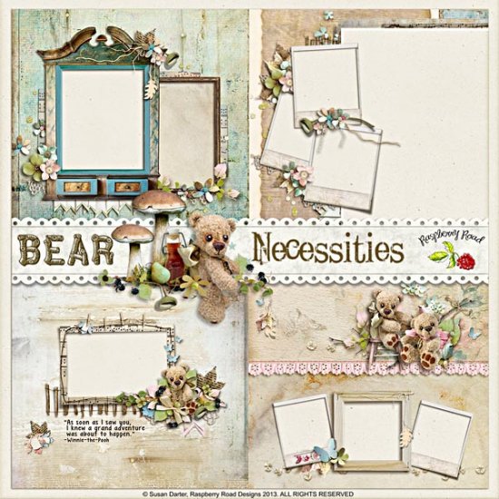 Bear Necessities BR QP Set - Click Image to Close