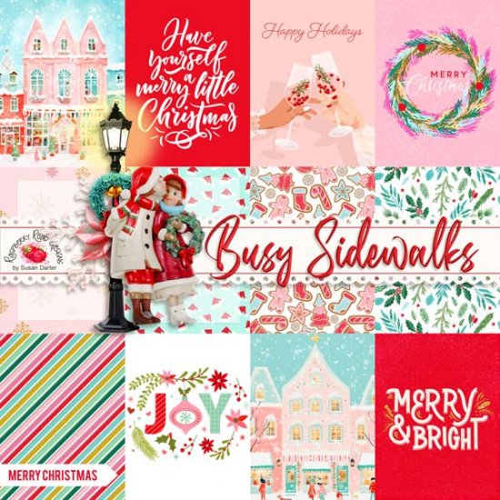 Busy Sidewalks Journal Cards - Click Image to Close