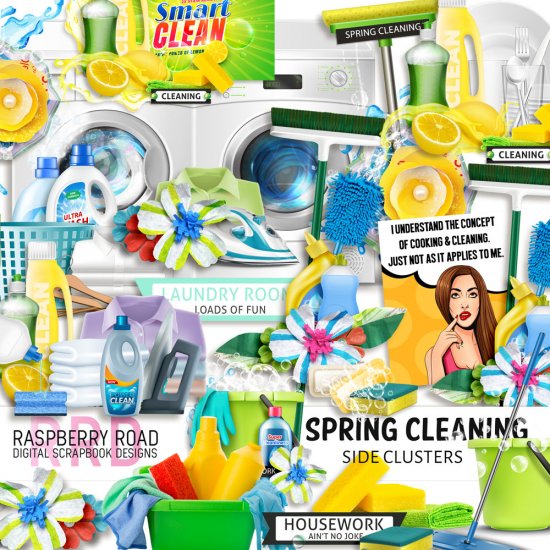 Spring Cleaning Side Clusters - Click Image to Close