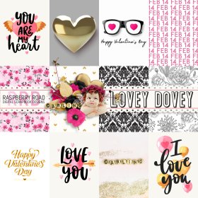 Lovey Dovey Journal Cards