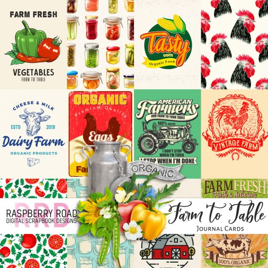 Farm To Table Journal Cards - Click Image to Close