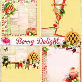 Berry Delight Stacked Paper Set