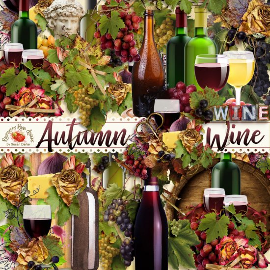 Autumn Wine Side Clusters - Click Image to Close