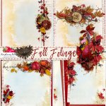 Fall Foliage Stacked Papers Fall Foliage Stacked Papers