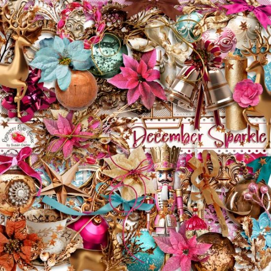 December Sparkle Elements - Click Image to Close