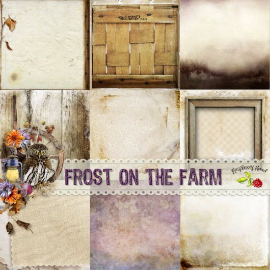 Frost On The Farm Paper Set - Click Image to Close