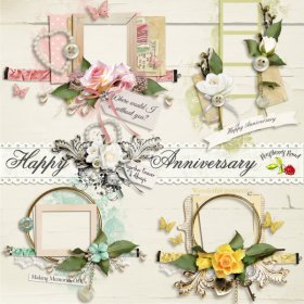 Happy Anniversary Cluster Set