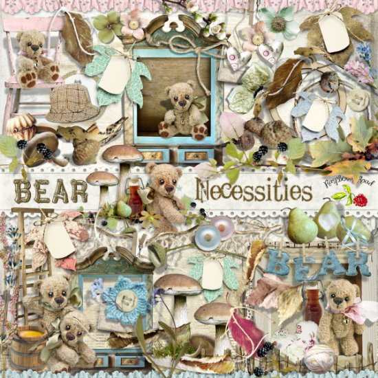 Bear Necessities Element Set - Click Image to Close