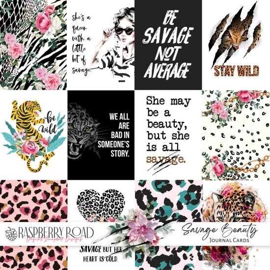 Savage Beauty Journal Cards - Click Image to Close