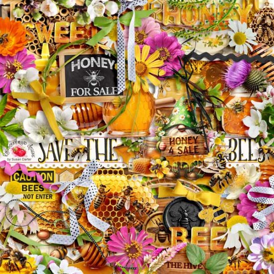Save The Bees Elements - Click Image to Close
