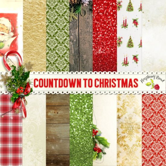 Countdown To Christmas Paper Set
