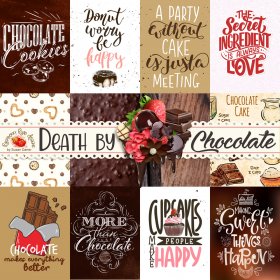 Death By Chocolate Journal Cards