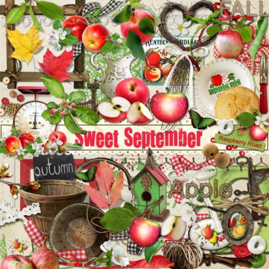 Sweet September Element Set - Click Image to Close