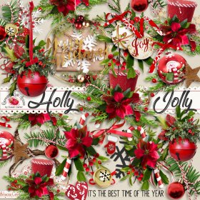 Holly Jolly Side Clusters