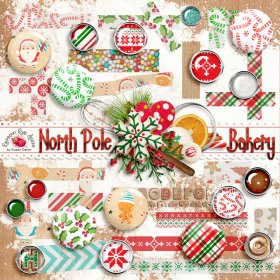 North Pole Bakery Washi & Flairs