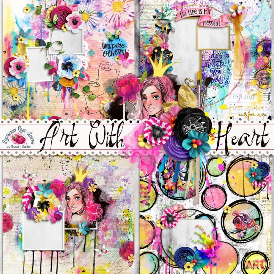 Art With Heart QP Set - Click Image to Close