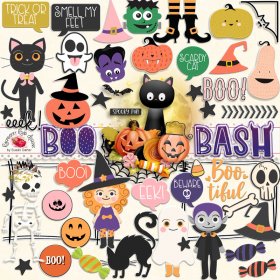 Boo Bash Puffy Stickers
