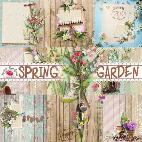 Spring Garden Mixed Set - Click Image to Close