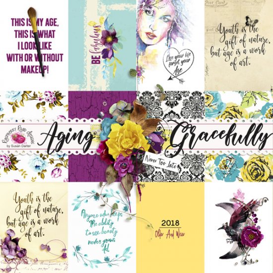 Aging Gracefully Journal Cards - Click Image to Close