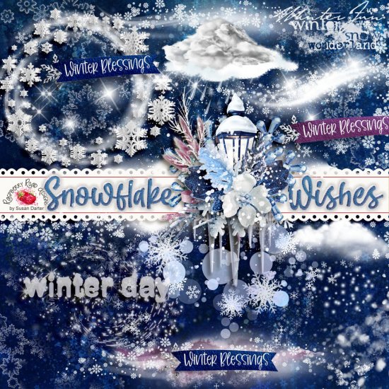 Snowflake Wishes Extras - Click Image to Close