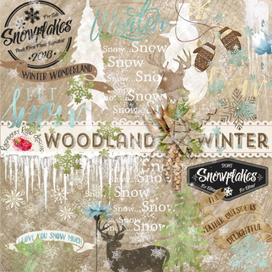 Woodland Winter Extras - Click Image to Close