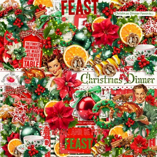 Christmas Dinner Clusters - Click Image to Close