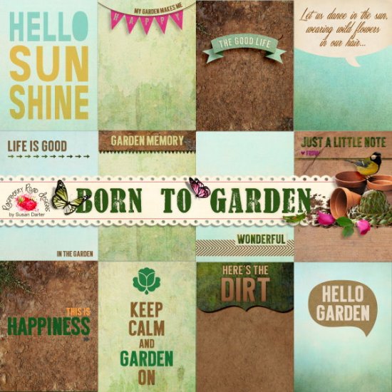 Born To Garden Journaling Cards - Click Image to Close