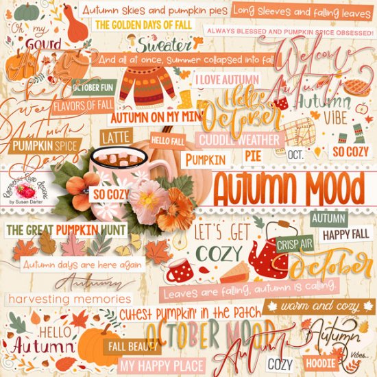 Autumn Mood Word Art - Click Image to Close