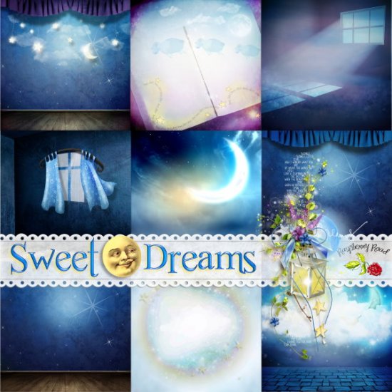 Sweet Dreams Scene Papers - Click Image to Close